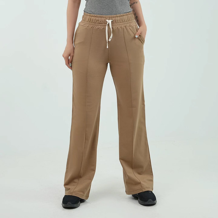 شلوار نیم بگ زنانه جلو نیش دار پنبه گلکسی