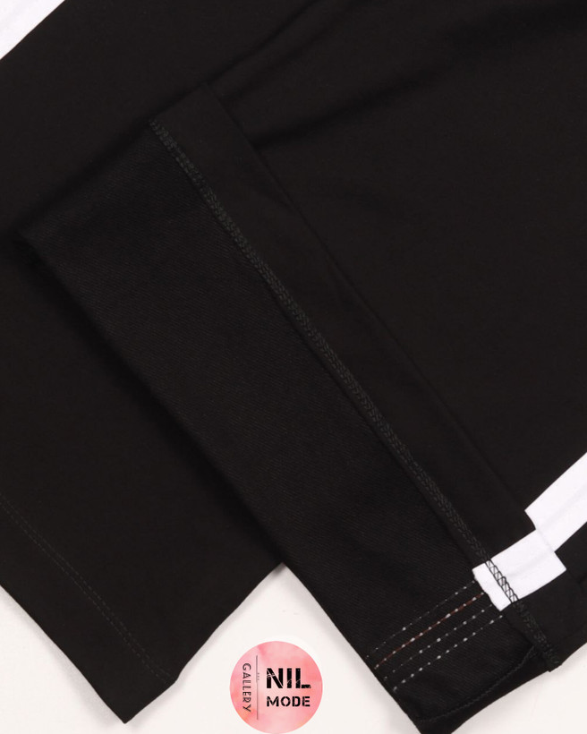 شلوار بگ نایک مشکی دو خط سفید