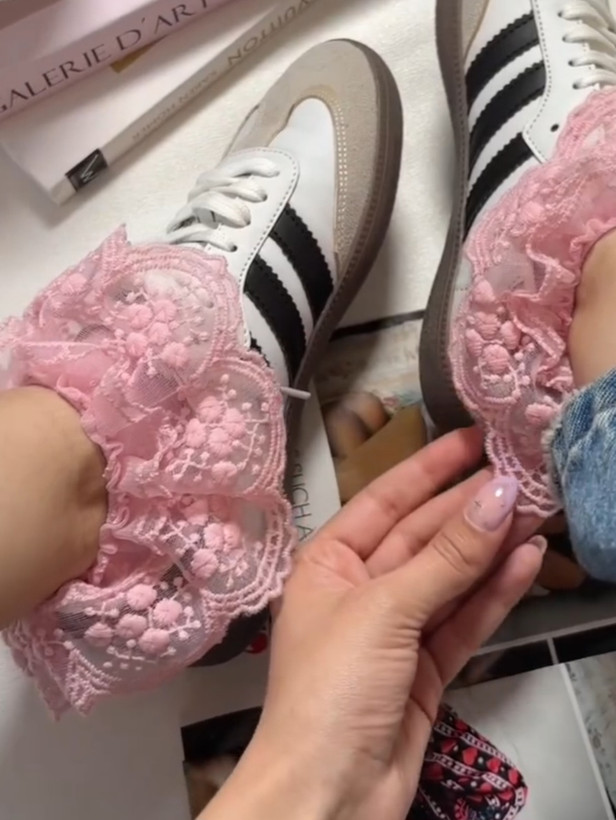 جوراب لب تور صورتی