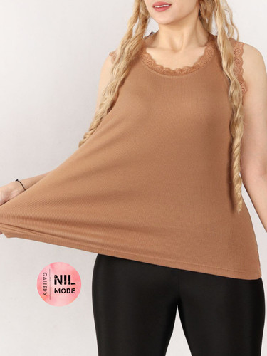 تاپ کبربتی یقه گرد گیپور برشکا