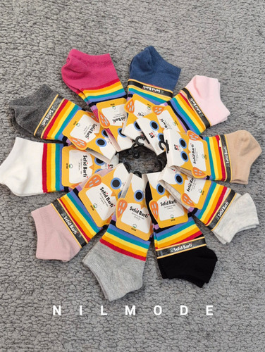 جوراب بچگانه مچی نخ پنبه برند سفید برفی کیفیت اعلا