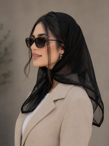 مینی اسکارف توری ساده