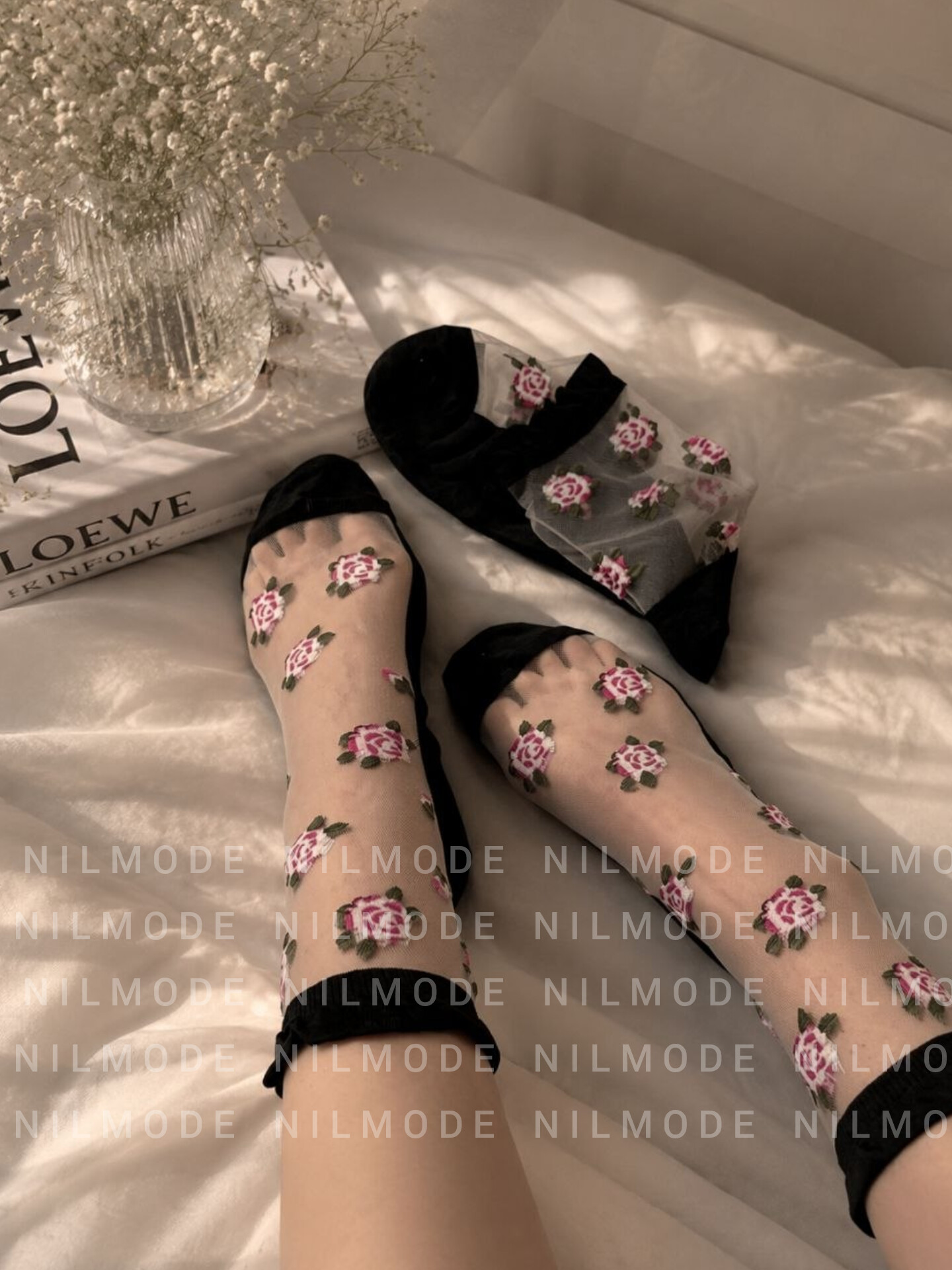 جوراب شیشه ای نیم ساق وارداتی کد ۰۰۸